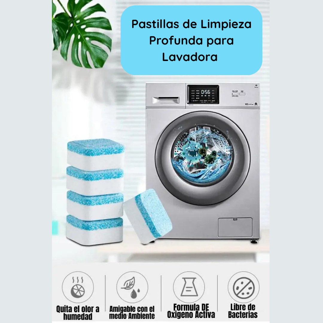 Pastilla de Limpieza Profunda para Lavadora |Pack X36 unidades|