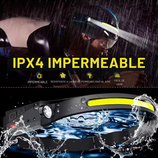 Linterna Led Frontal con Sensor