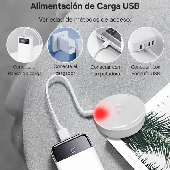 PACK 3 Lámparas LED Recargables con Sensor de Movimiento