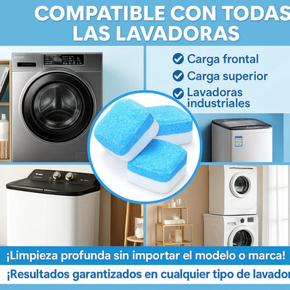 Pastilla de Limpieza Profunda para Lavadora |Pack X36 unidades|